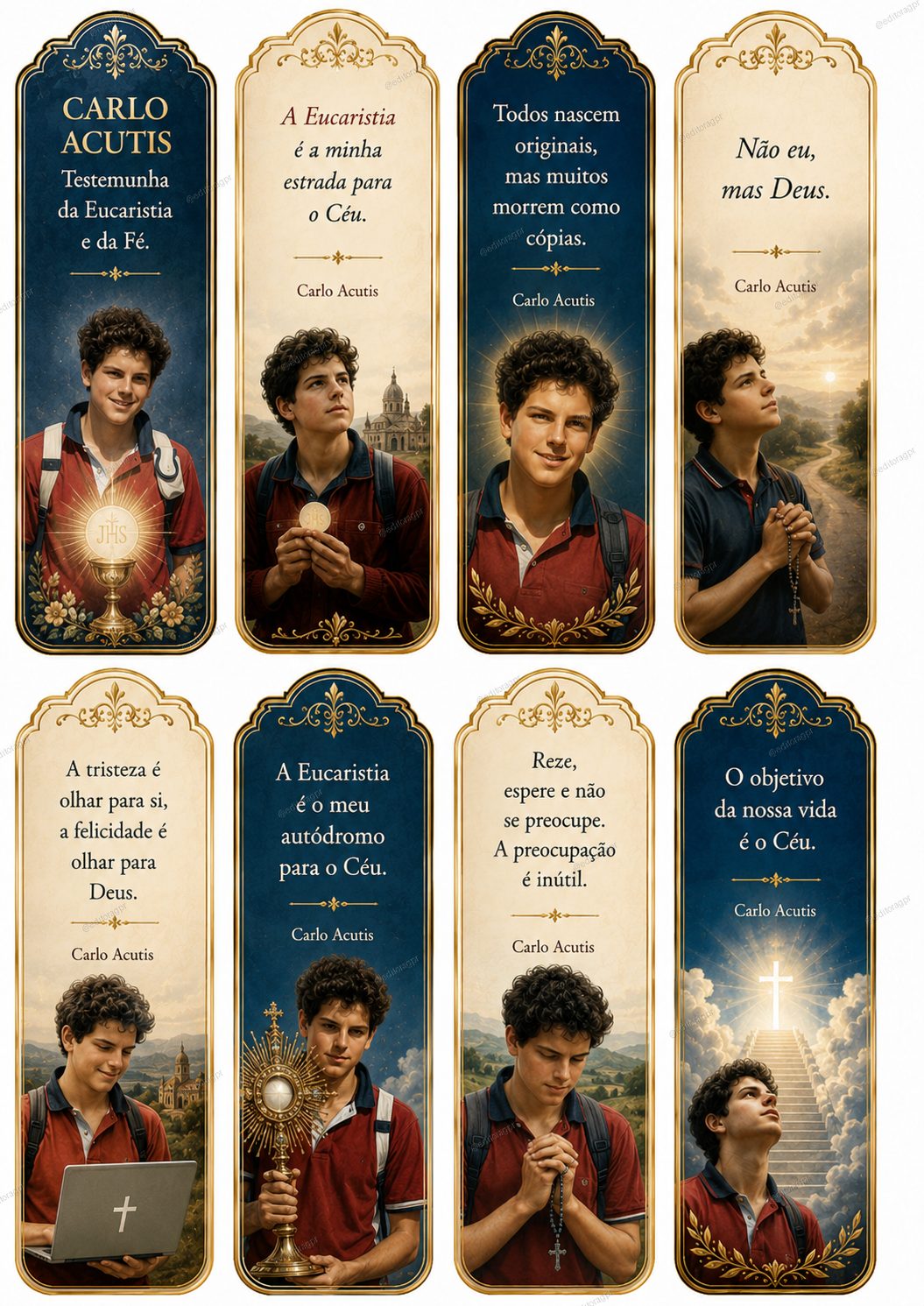 Marcadores católicos da categoria Carlo Acutis
