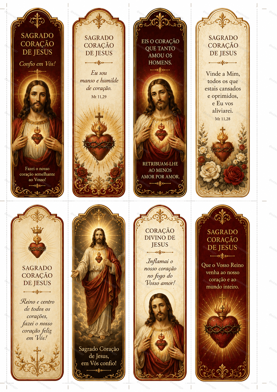 Marcadores católicos da categoria Sagrado Coração de Jesus
